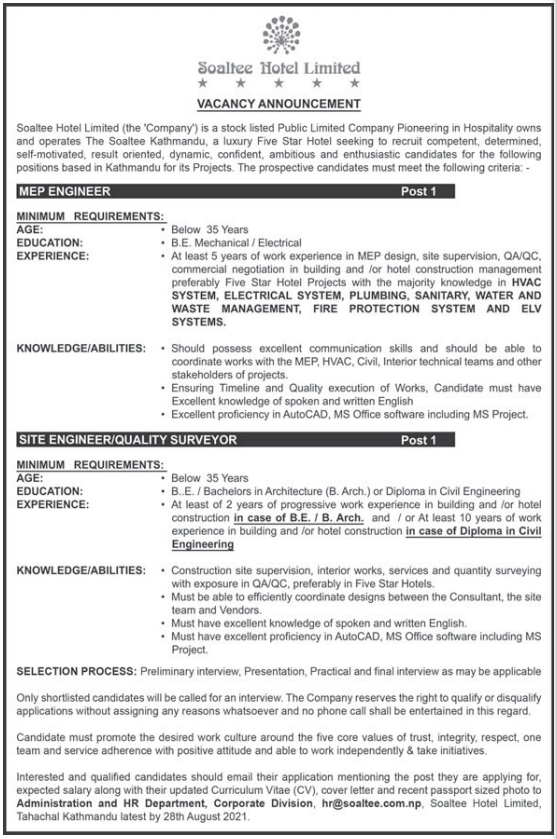 MEP Engineer