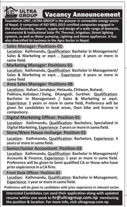 Senior/Junior Accountant