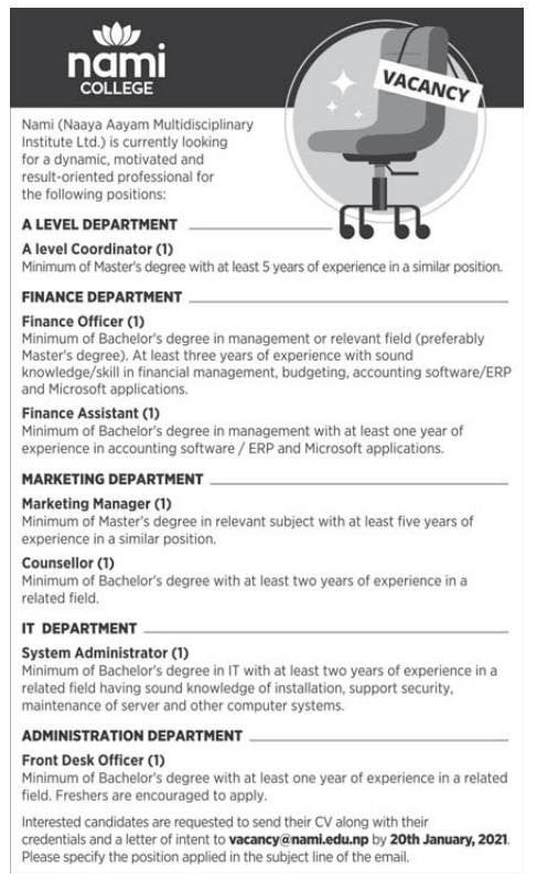 Finance Officer