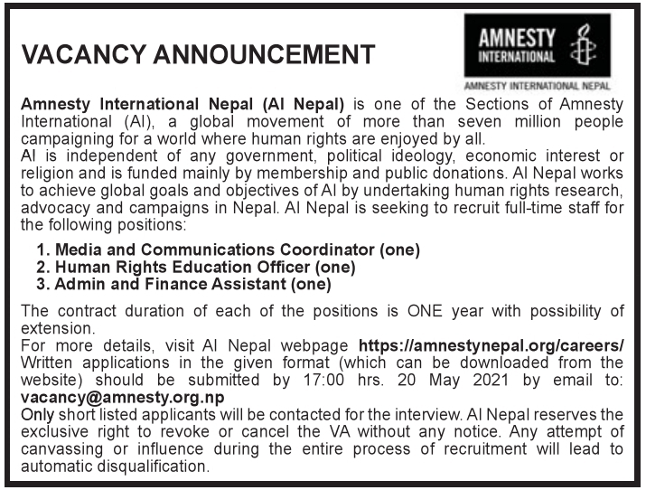 Human Rights Education Officer