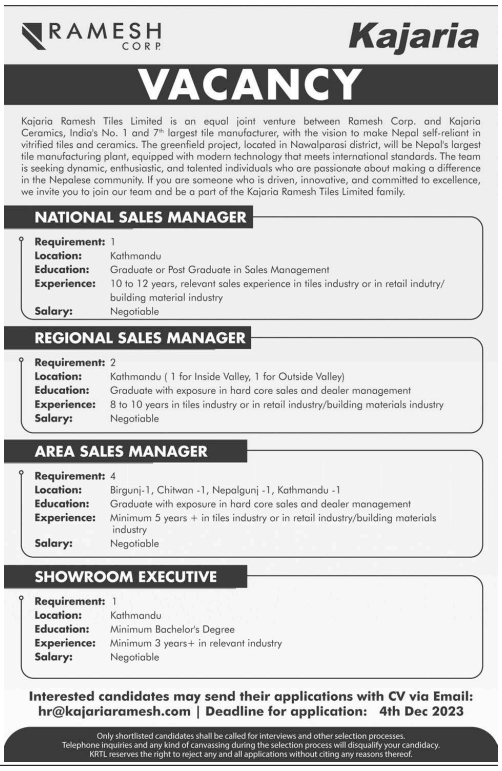 Showroom Executive