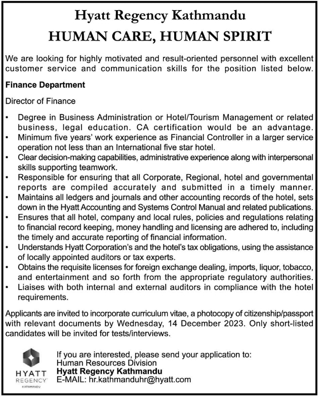 Director of Finance