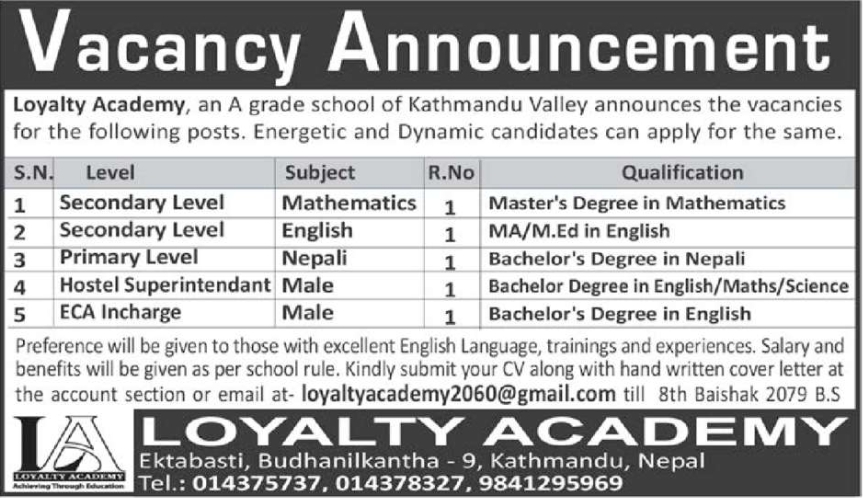 Hostel Superintendant