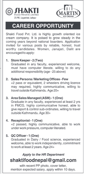 Area Sales Manager