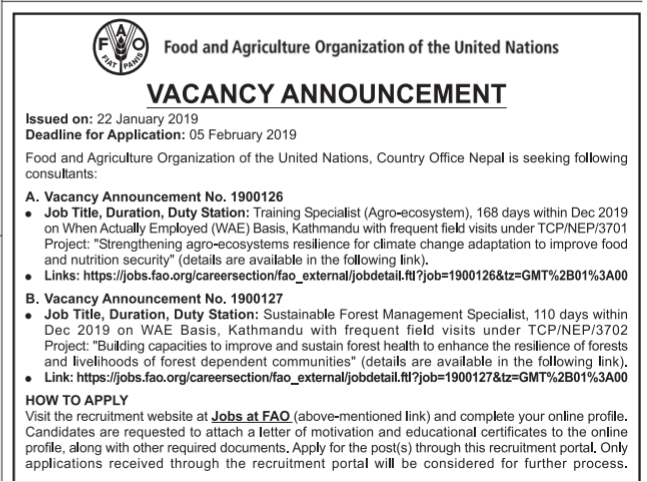 Sustainable Forest Management Specialist
