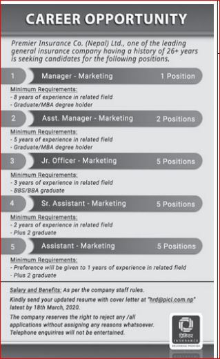 Manager - Marketing