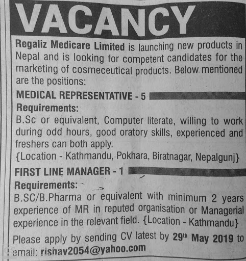 Medical Representative