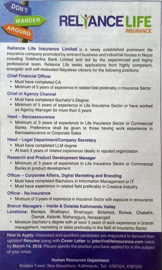 Officer - Re- insurance